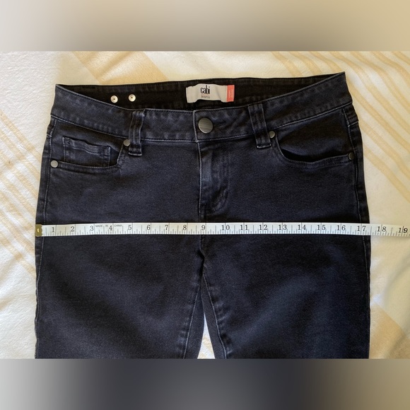 CAbiđź‘–Super Skinny Perfect Stretch Skinny Jeans SZ 4 in Faded Black #3044 - Picture 9 of 15